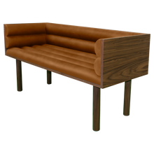 Load image into Gallery viewer, Henry Bolster Box Bench - Faux Leather