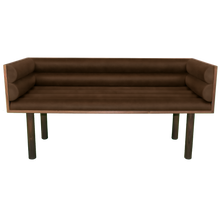 Load image into Gallery viewer, Henry Bolster Box Bench - Faux Leather