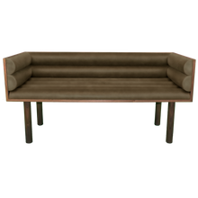 Load image into Gallery viewer, Henry Bolster Box Bench - Faux Leather
