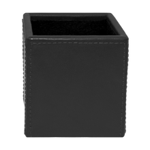 Load image into Gallery viewer, Leather With Contrast Stitch Pencil Holder