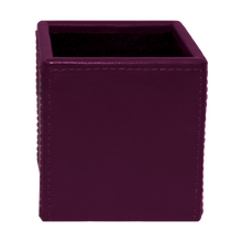 Load image into Gallery viewer, Leather With Contrast Stitch Pencil Holder