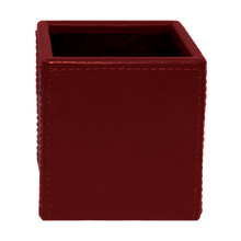 Load image into Gallery viewer, Leather With Contrast Stitch Pencil Holder