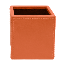 Load image into Gallery viewer, Leather With Contrast Stitch Pencil Holder