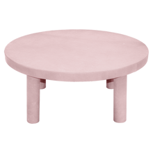 Load image into Gallery viewer, Round Leather Coffee Table