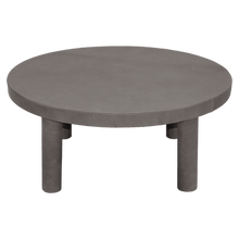 Load image into Gallery viewer, Round Leather Coffee Table