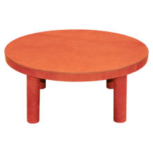 Load image into Gallery viewer, Round Leather Coffee Table