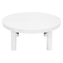 Load image into Gallery viewer, Round Leather Coffee Table