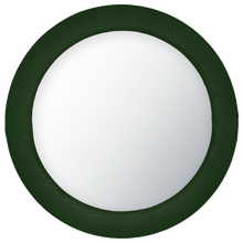 Load image into Gallery viewer, Round Leather Mirror with Contrast Stitch