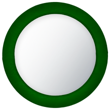 Load image into Gallery viewer, Round Leather Mirror with Contrast Stitch
