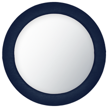 Load image into Gallery viewer, Round Leather Mirror with Contrast Stitch