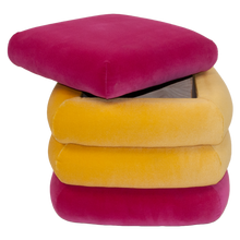 Load image into Gallery viewer, Square Short Stack Pouf