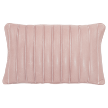 Load image into Gallery viewer, Vertical Channel Pillow - Leather