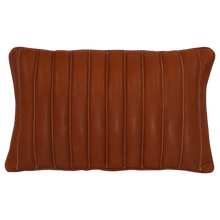 Load image into Gallery viewer, Vertical Channel Pillow - Leather