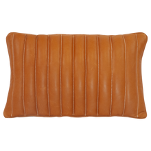 Load image into Gallery viewer, Vertical Channel Pillow - Leather