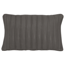 Load image into Gallery viewer, Vertical Channel Pillow - Leather