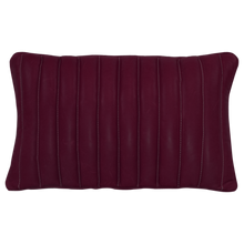Load image into Gallery viewer, Vertical Channel Pillow - Leather