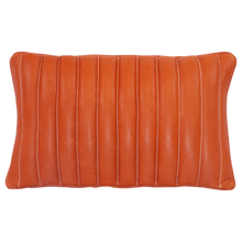 Load image into Gallery viewer, Vertical Channel Pillow - Leather