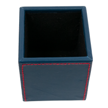 Load image into Gallery viewer, Leather With Contrast Stitch Pencil Holder