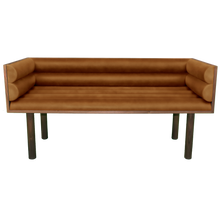Load image into Gallery viewer, Henry Bolster Box Bench - Faux Leather
