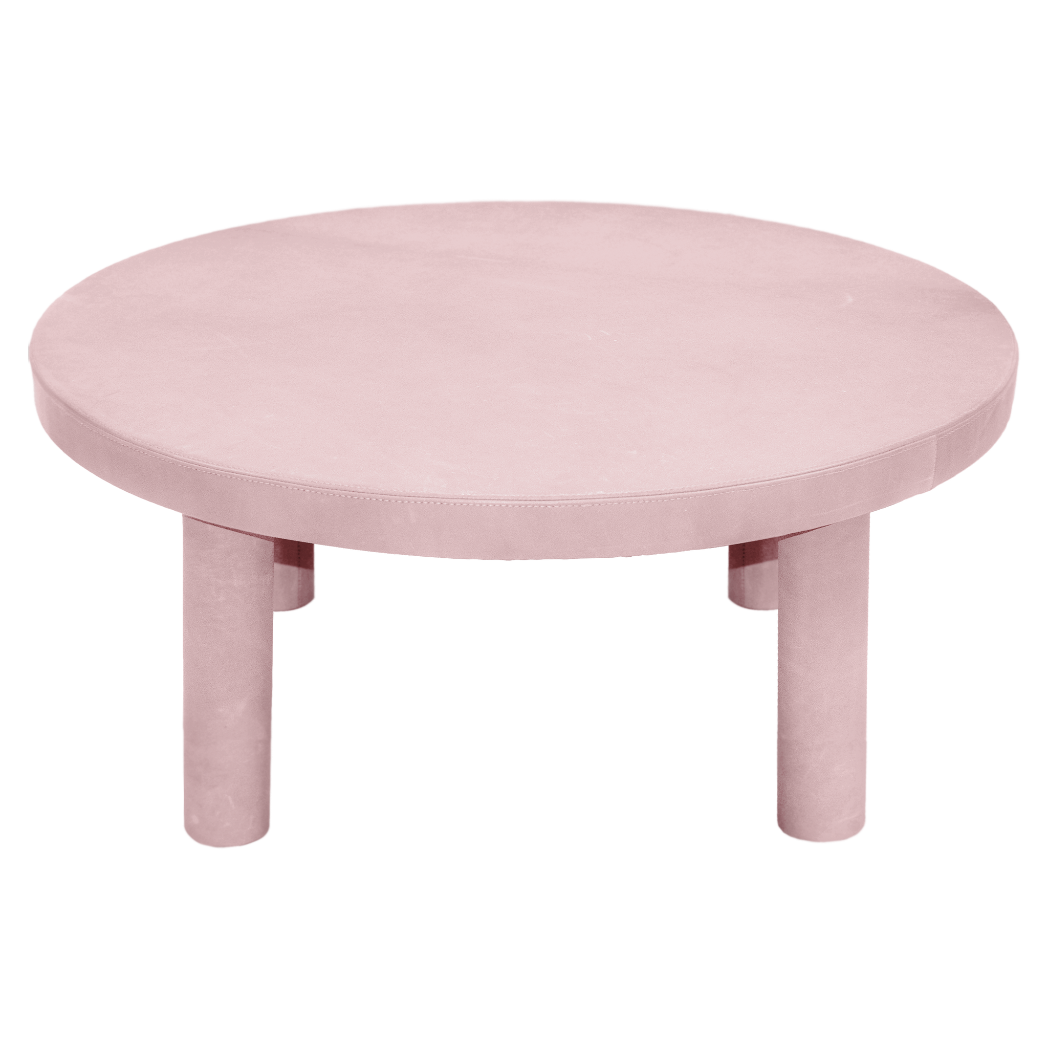 Pink round side table deals