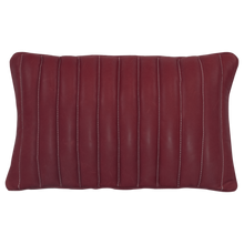 Load image into Gallery viewer, Vertical Channel Pillow - Faux Leather
