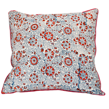 Load image into Gallery viewer, Blue &amp; Orange Suzani Pillows
